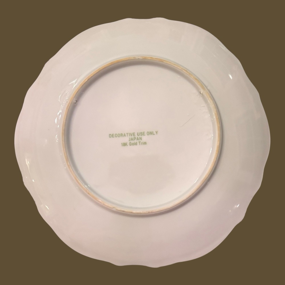 Vintage Decorative wall Plates Jesus Knocking On Door & Lord's Prayer Japan READ - Picture 5 of 9